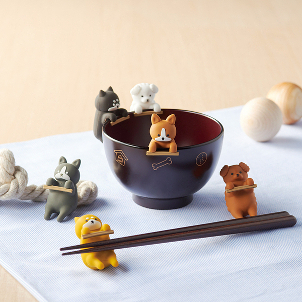 しるワン 汁椀・箸置きセット（名入れなし）