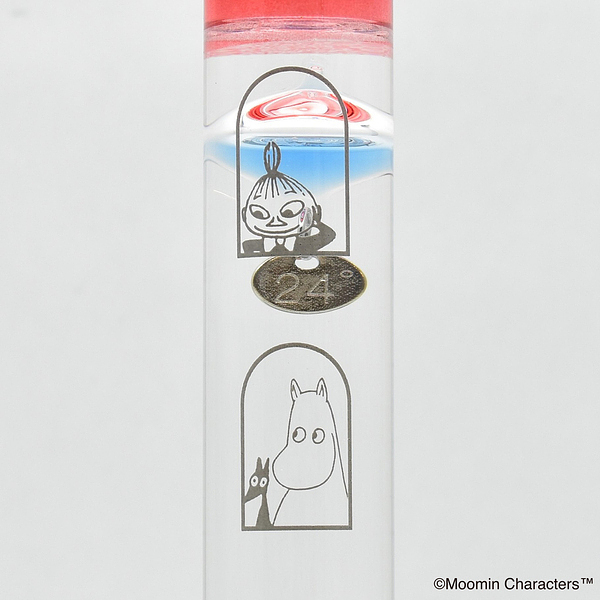 ムーミンやしき ガラスフロート温度計(名入れなし)