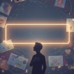 自分について内省する人のシルエット